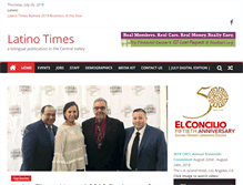 Tablet Screenshot of latinotimes.org